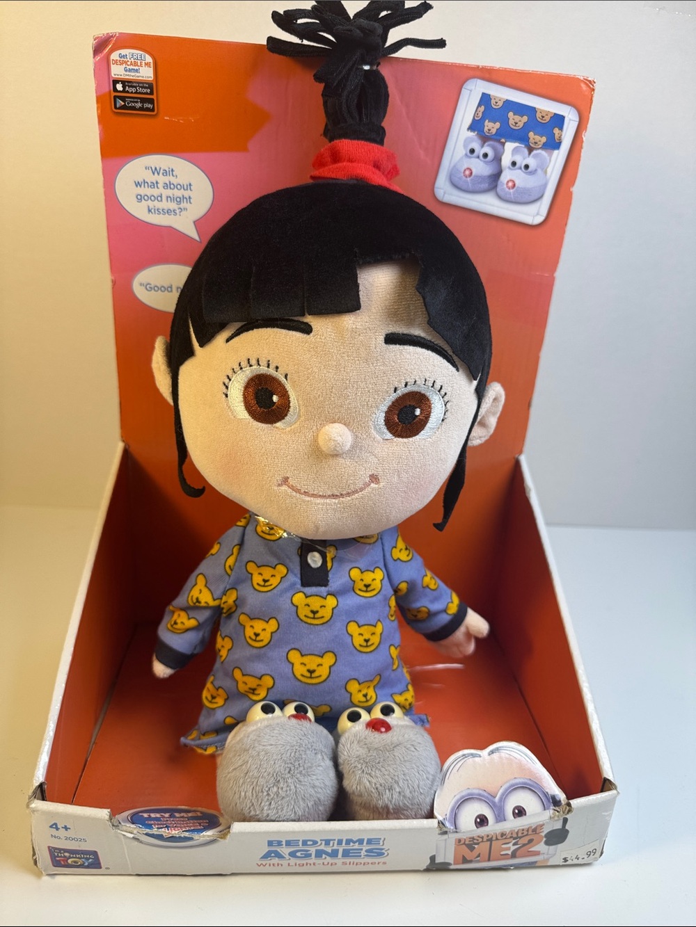 Despicable Me 2 Bedtime Agnes Talking Light Up Doll Plush